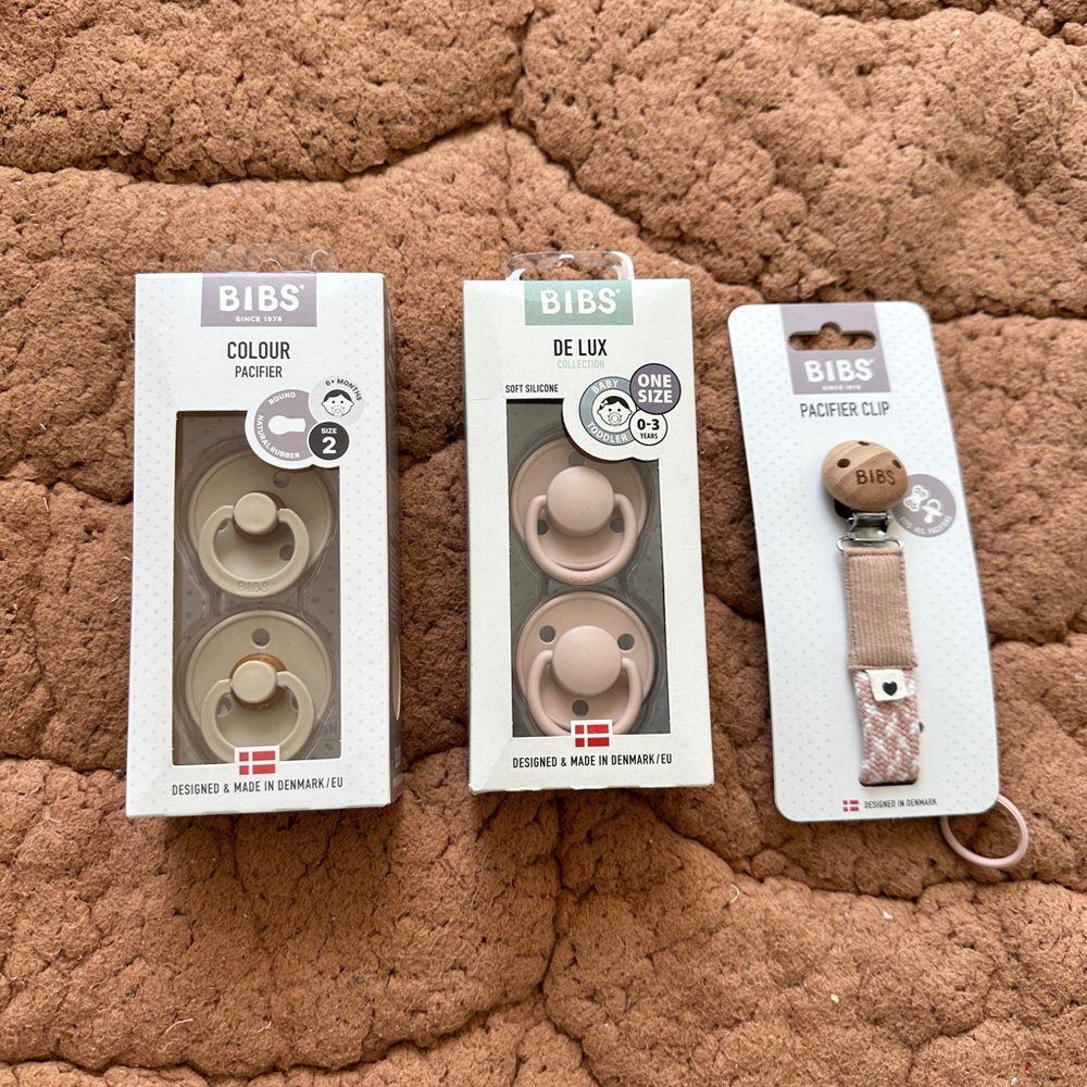 Brand New BIBS Pacifier Bundle